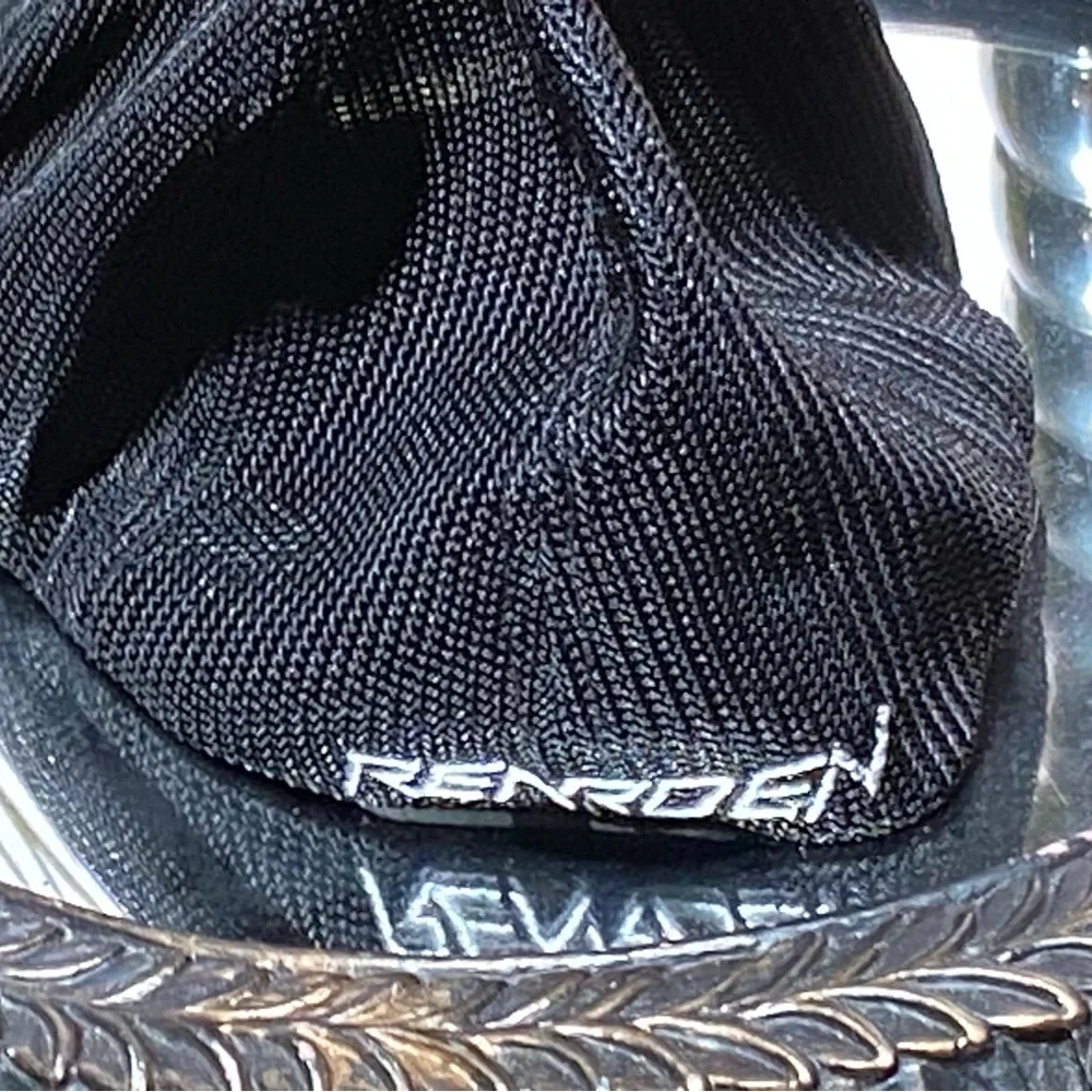 Richardson Black Logo Mesh Trucker Hat